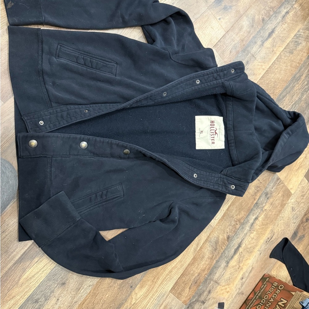 Hollister Black Hooded Jacket